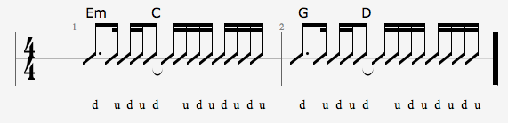 Note that youâ€™re changing chords slightly before the second half of ...